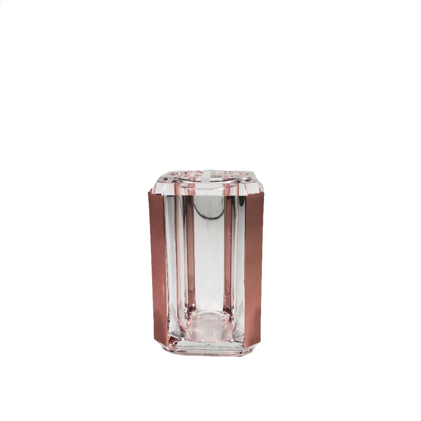 Transparent Pink Bath Set