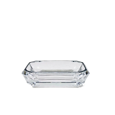 Transparent Black Border Bath Set